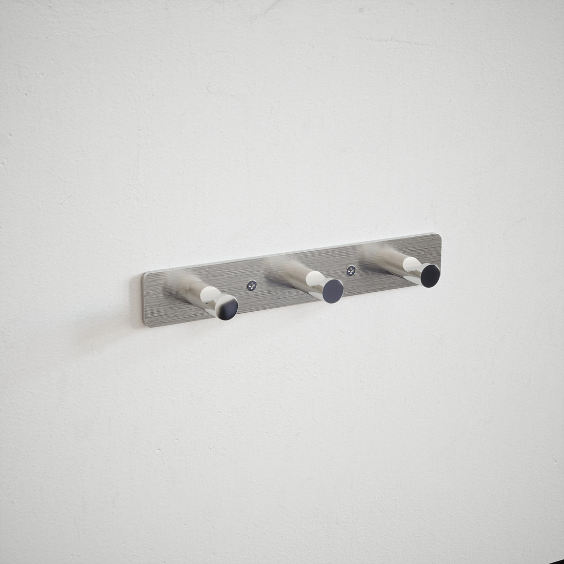 Hook Rail 3 Peg Aluminium