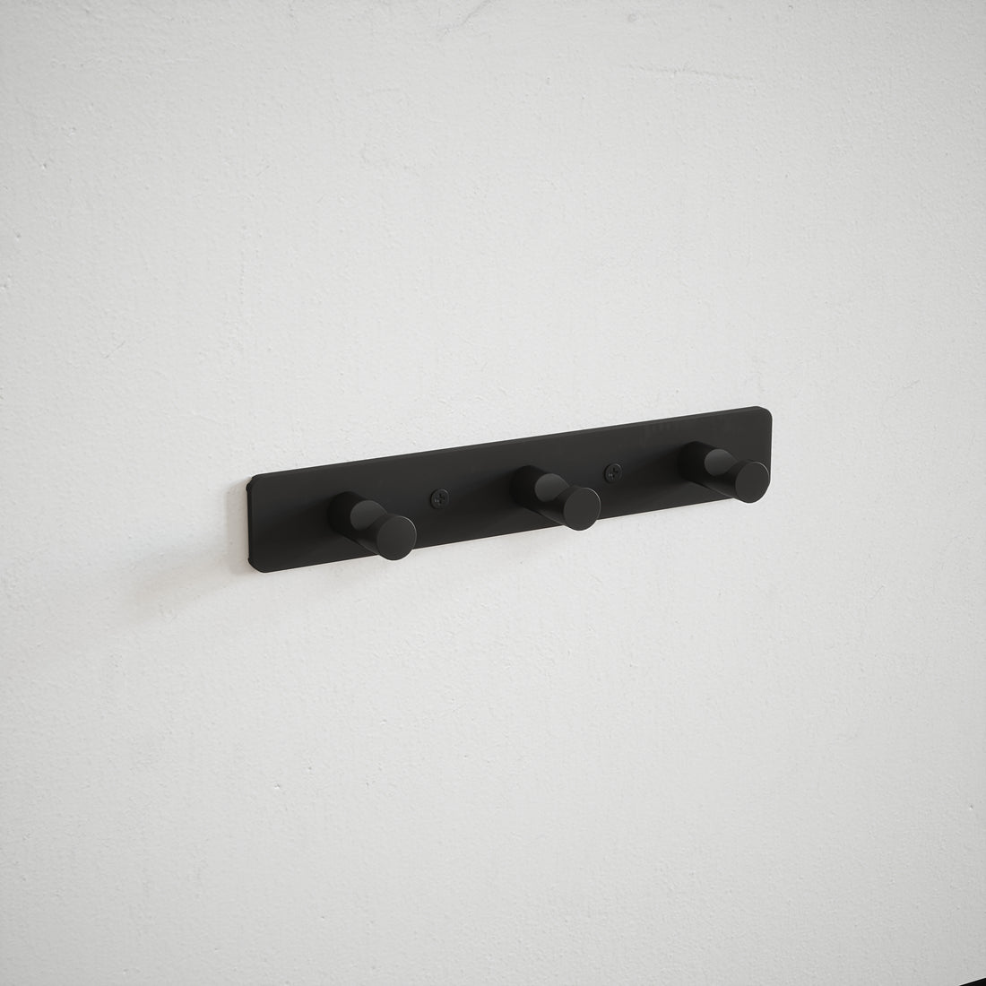 Hook Rail 3 Peg Aluminium