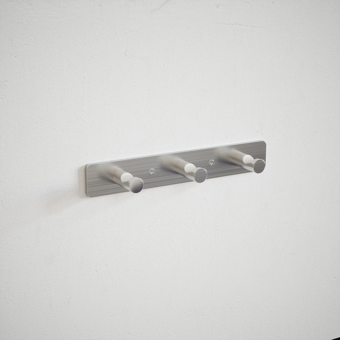 Hook Rail 3 Peg Aluminium