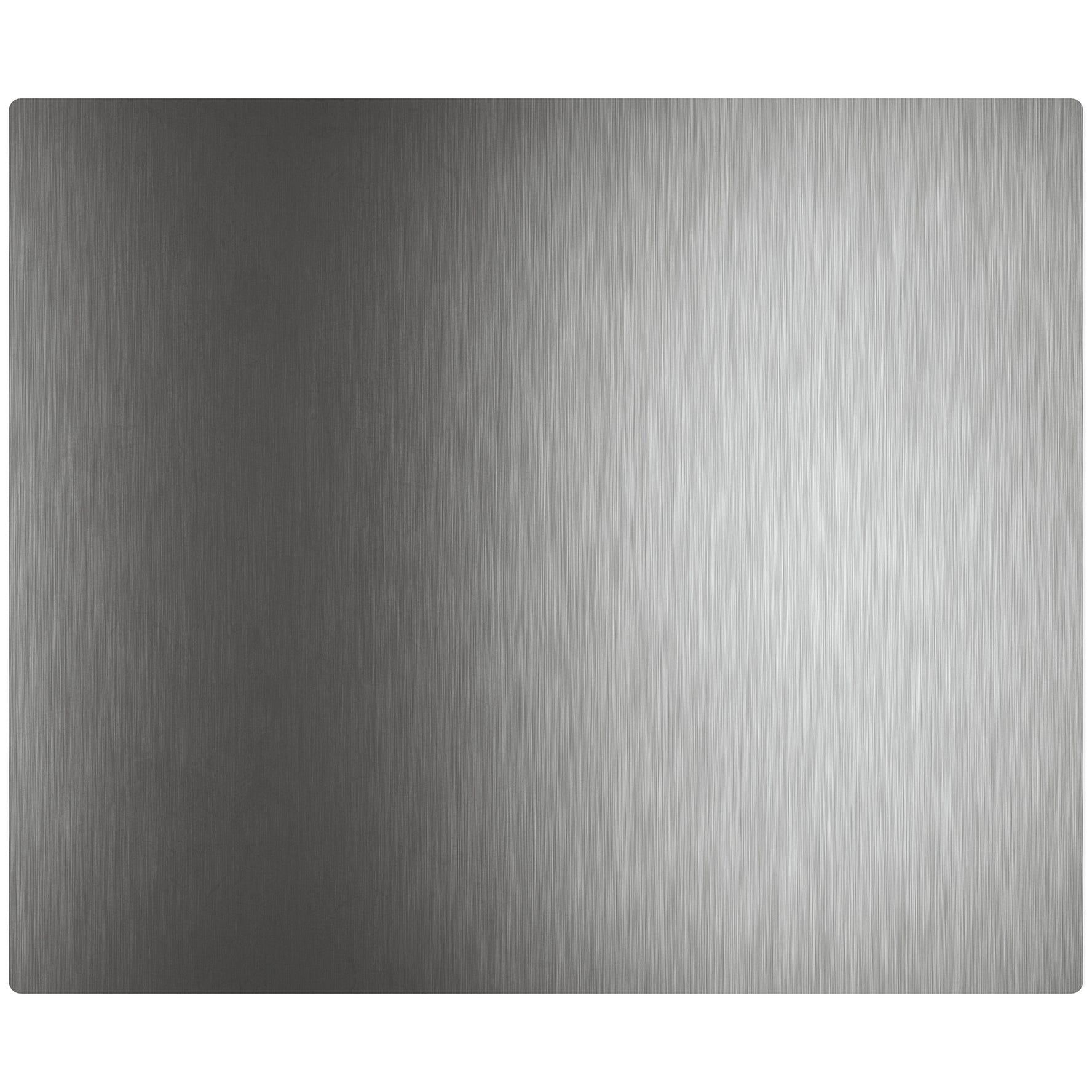 Isolated view of hairline silver kitchen splashback