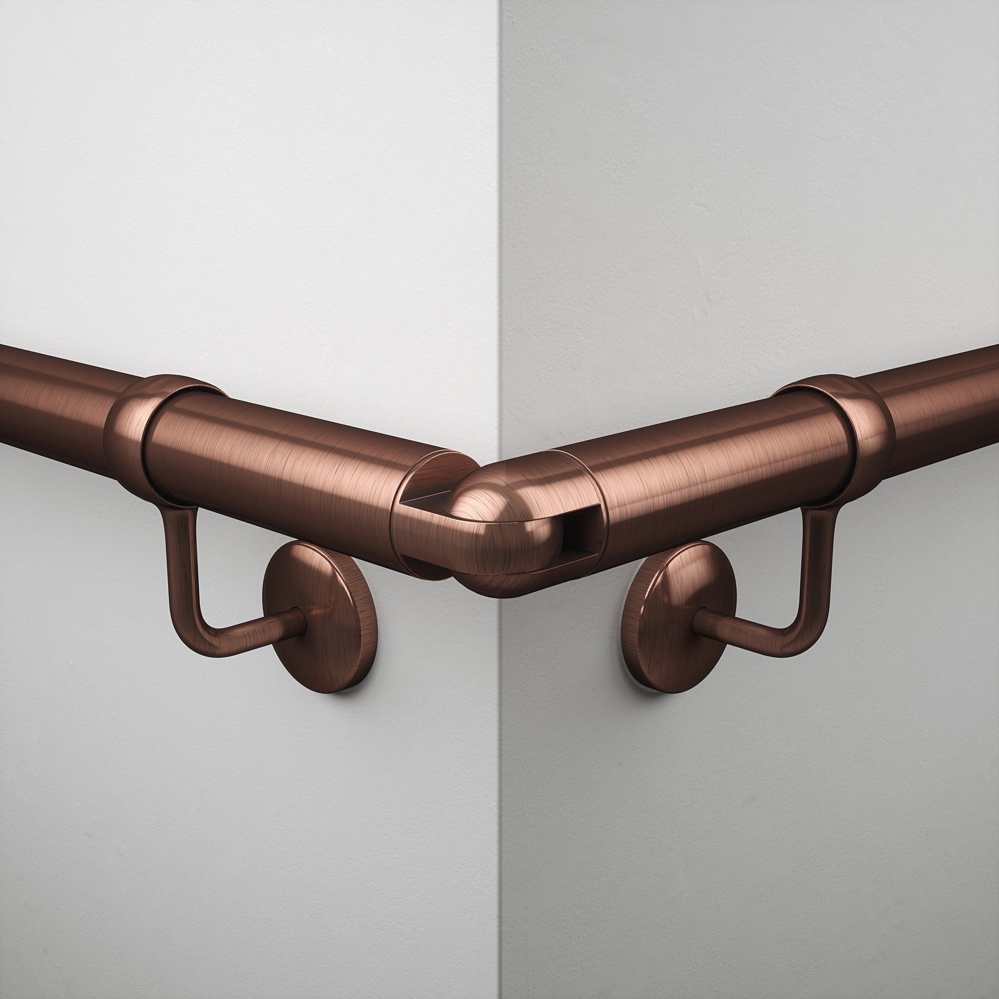 Copper Indoor Handrail Adjustable Elbow 