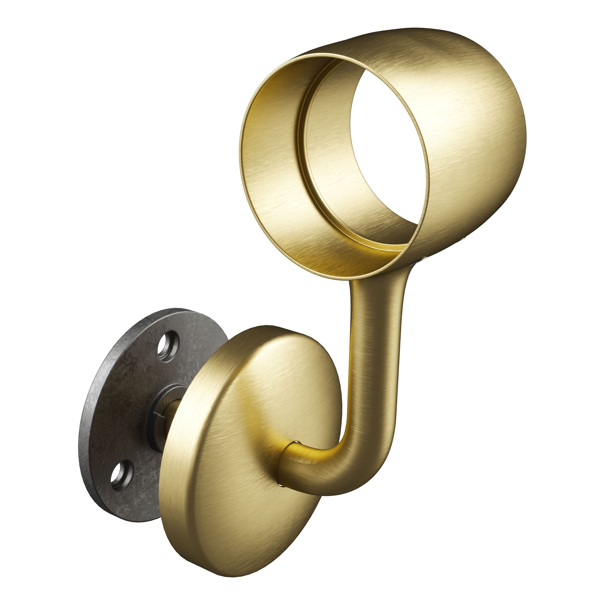 Satin Brass Connecting Wall Bracket 40mm view 4