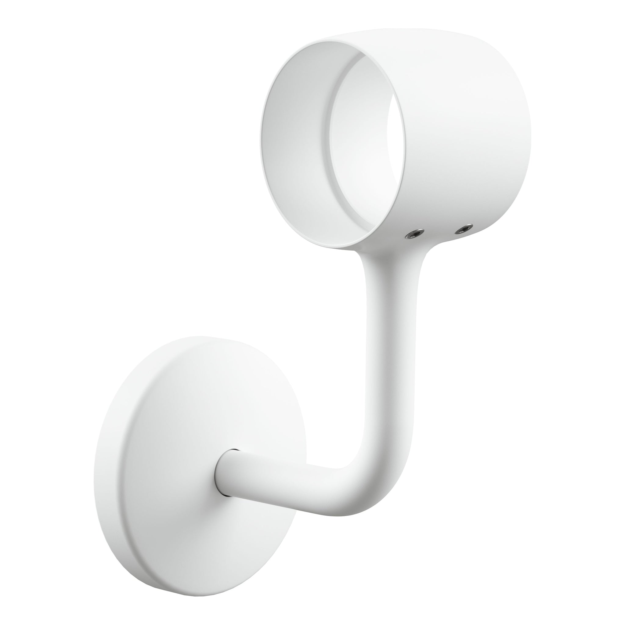 Matt White Indoor Handrail Connecting Wall Bracket 40mm