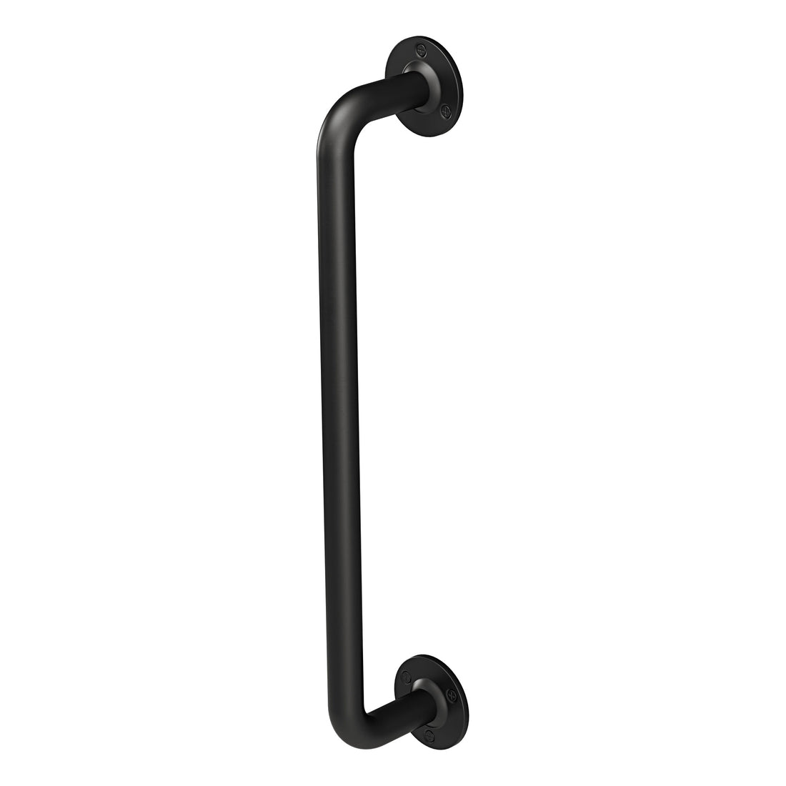 Steel Grab Rail Matt Black 457mm x 25mm