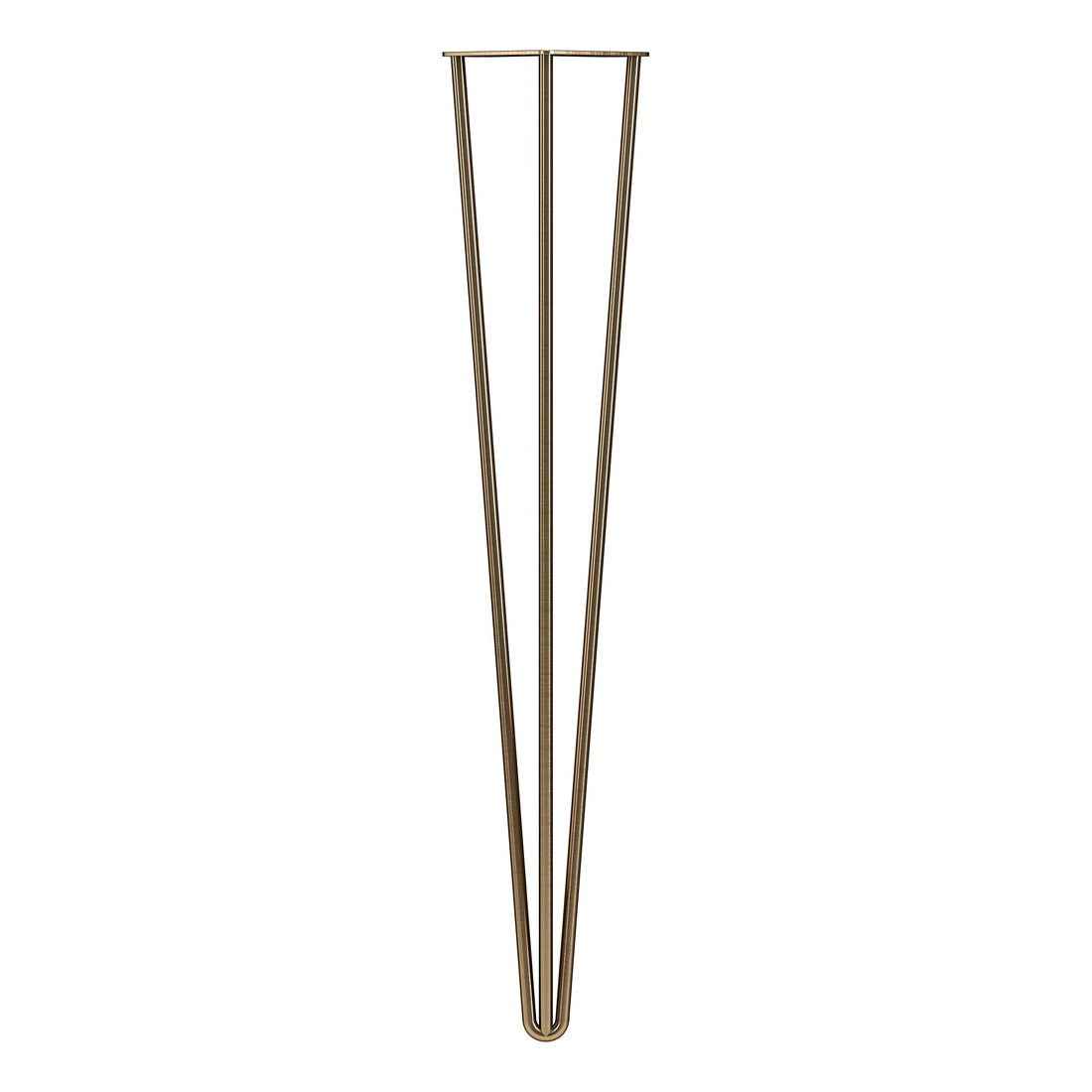 Hairpin Legs - 3 Pins Antique Brass 870mm (L)