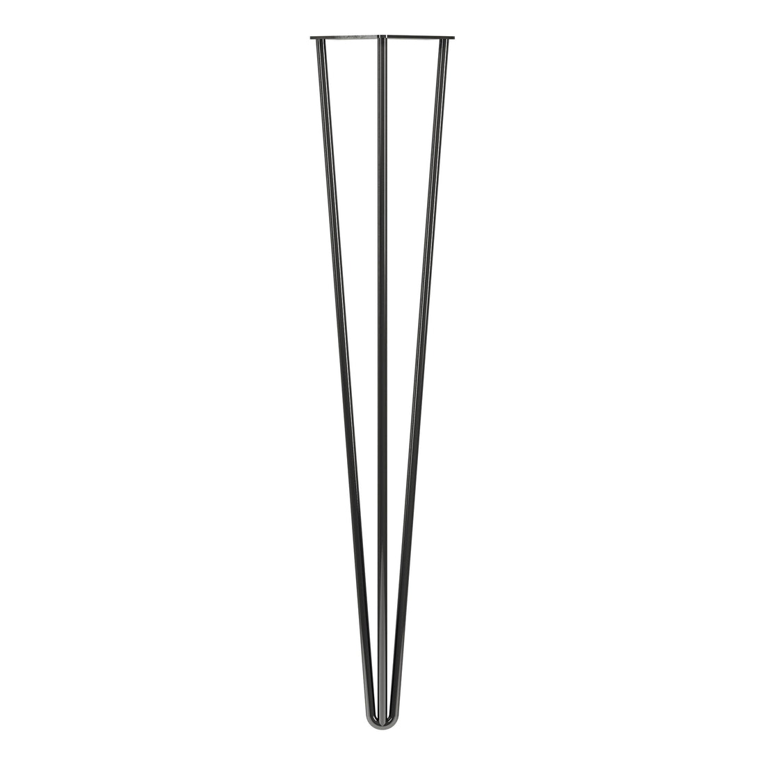 Hairpin Legs - 3 Pins Gun Metal - Polished 870mm (L)