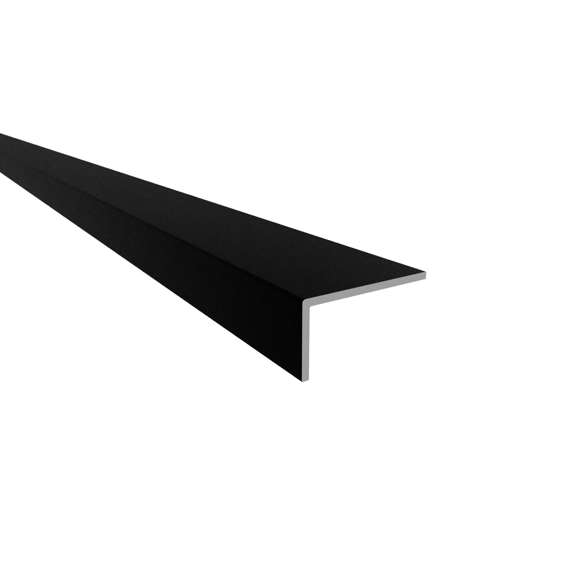 Unequal Angle Profile Matt Black - Aluminium