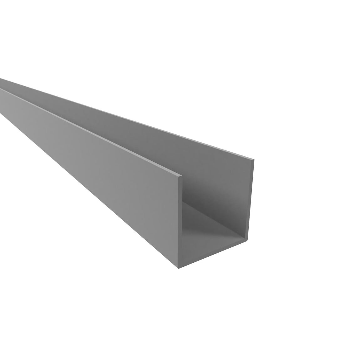 U-Profile Silver Anodised - Aluminium