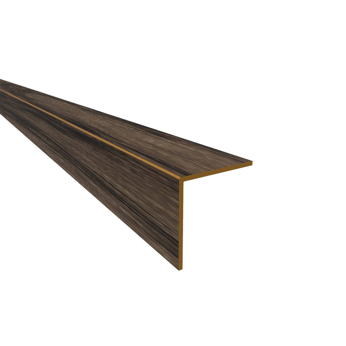 Equal Angle Profile Oak - Plastic PVC