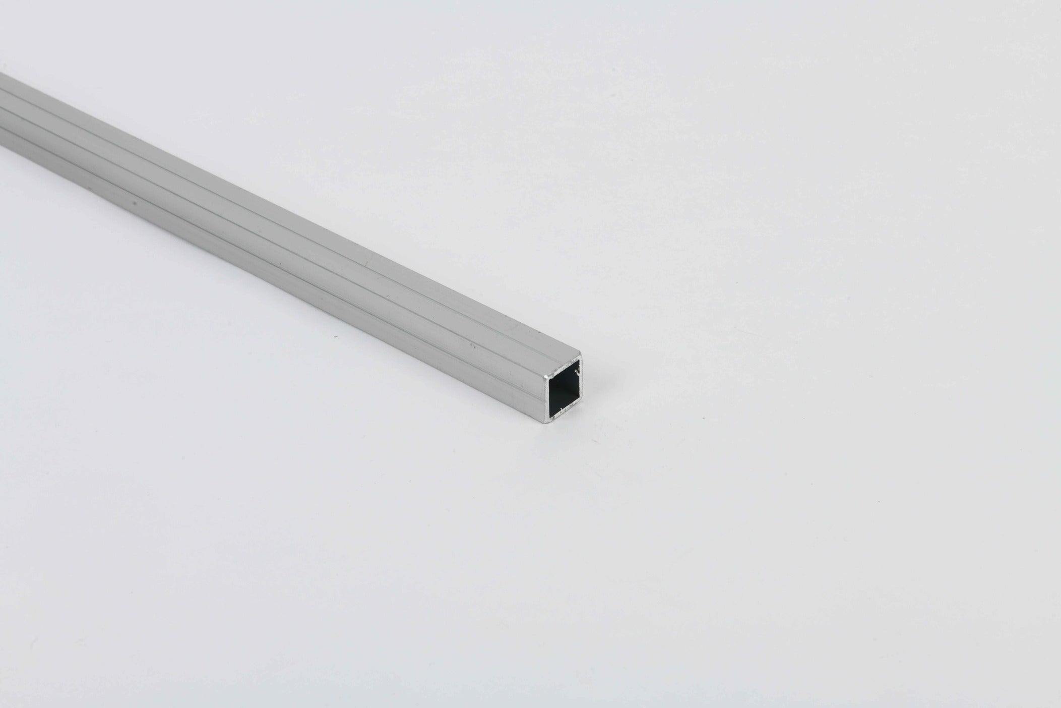 Square Tube Profile - Natural Aluminium