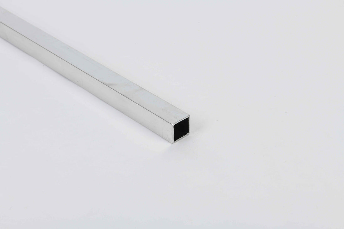 Square Tube Profile - Natural Aluminium