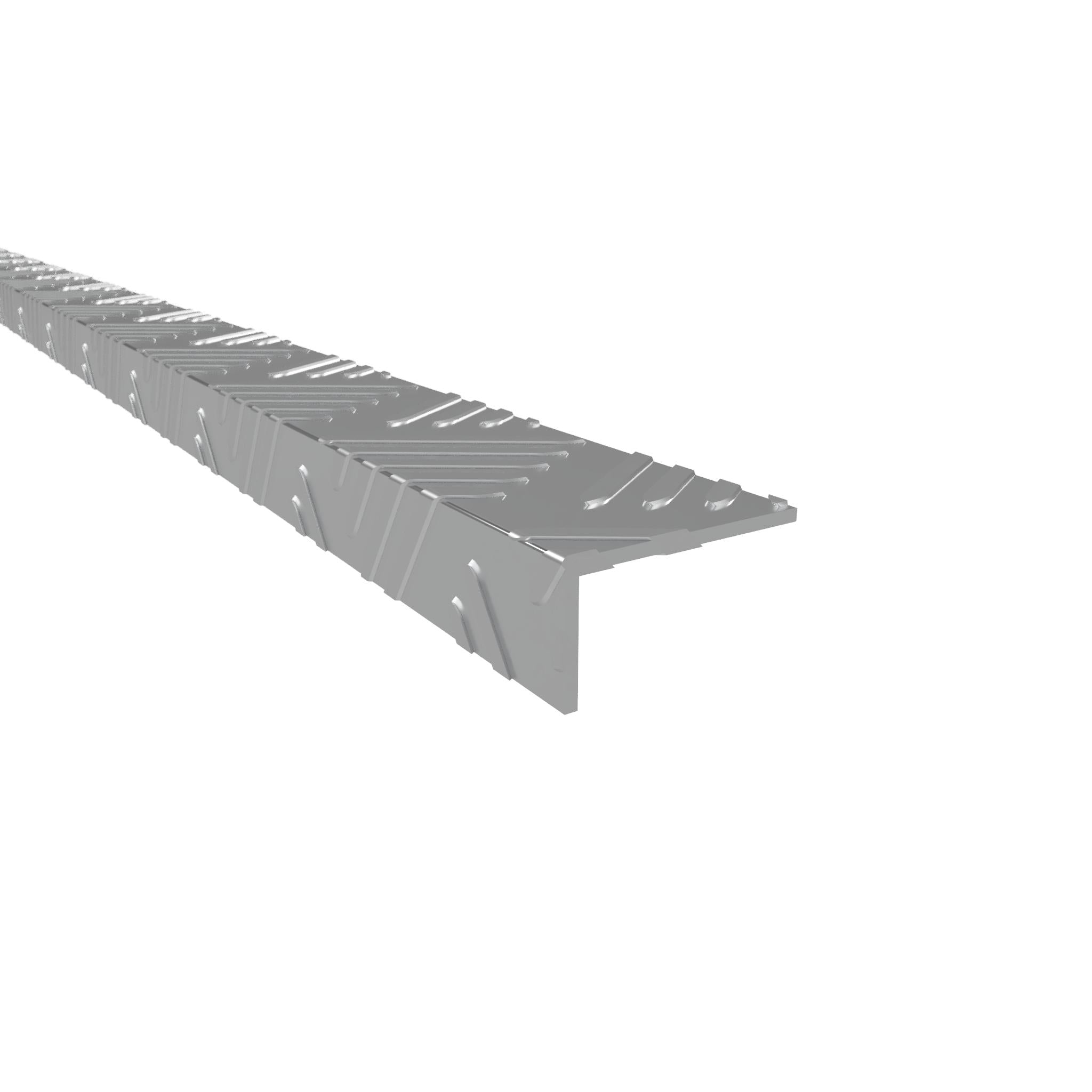 Checker Unequal Angle Profile Natural - Aluminium