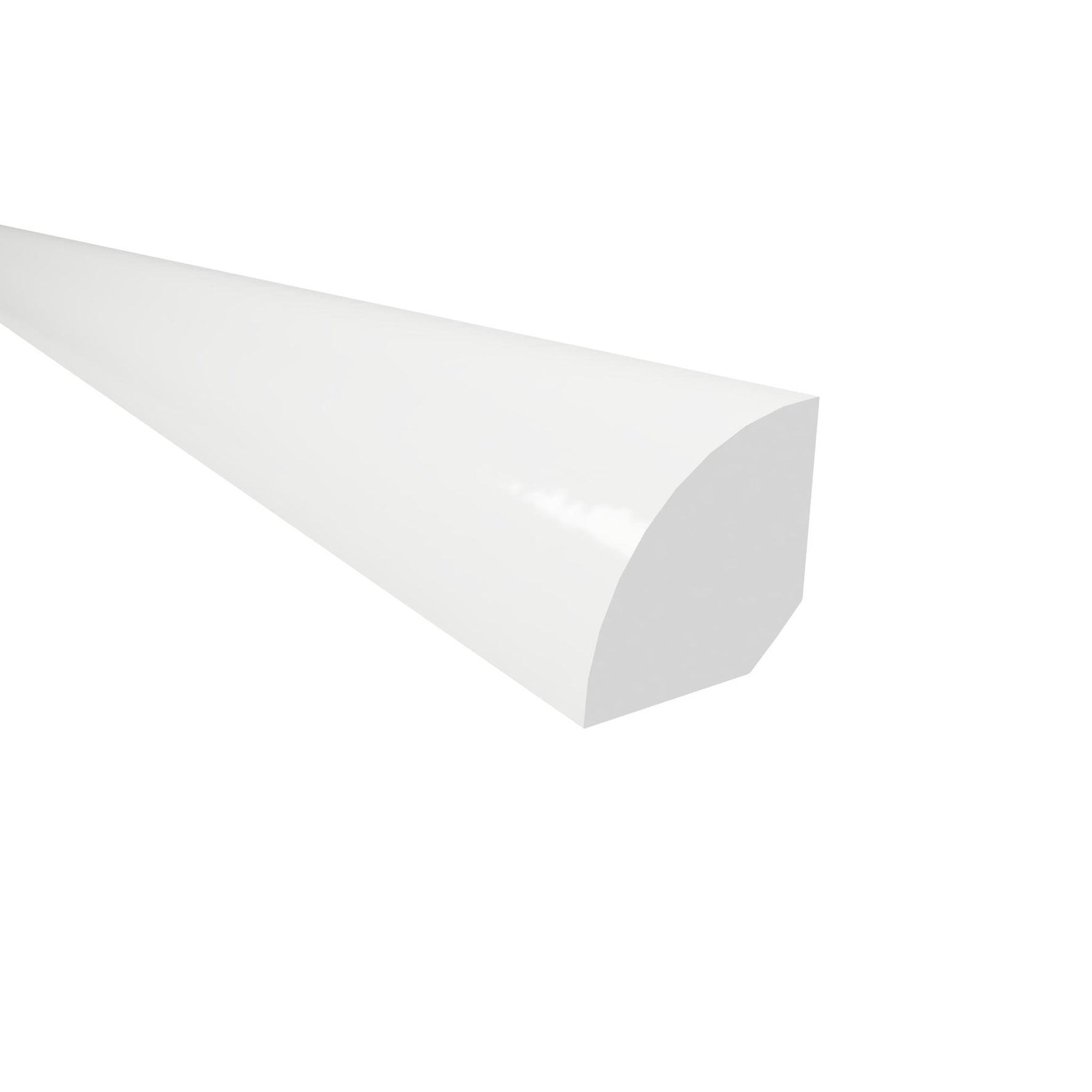 Quadrant Profile - White PVC 