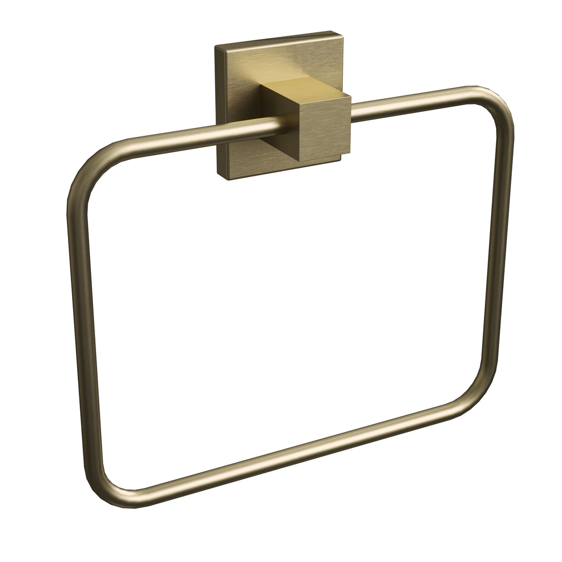 Bathroom Accessories Square Set 5pc - Satin Brass (Bundle)