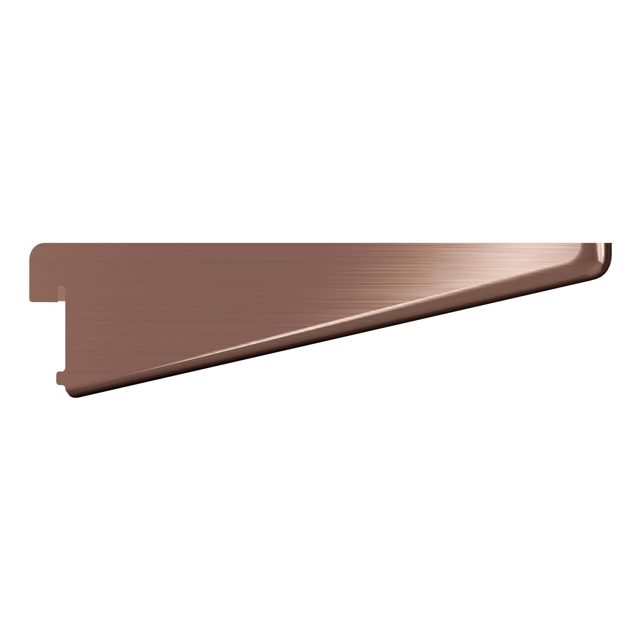 Twinslot Shelving Bracket Antique Copper