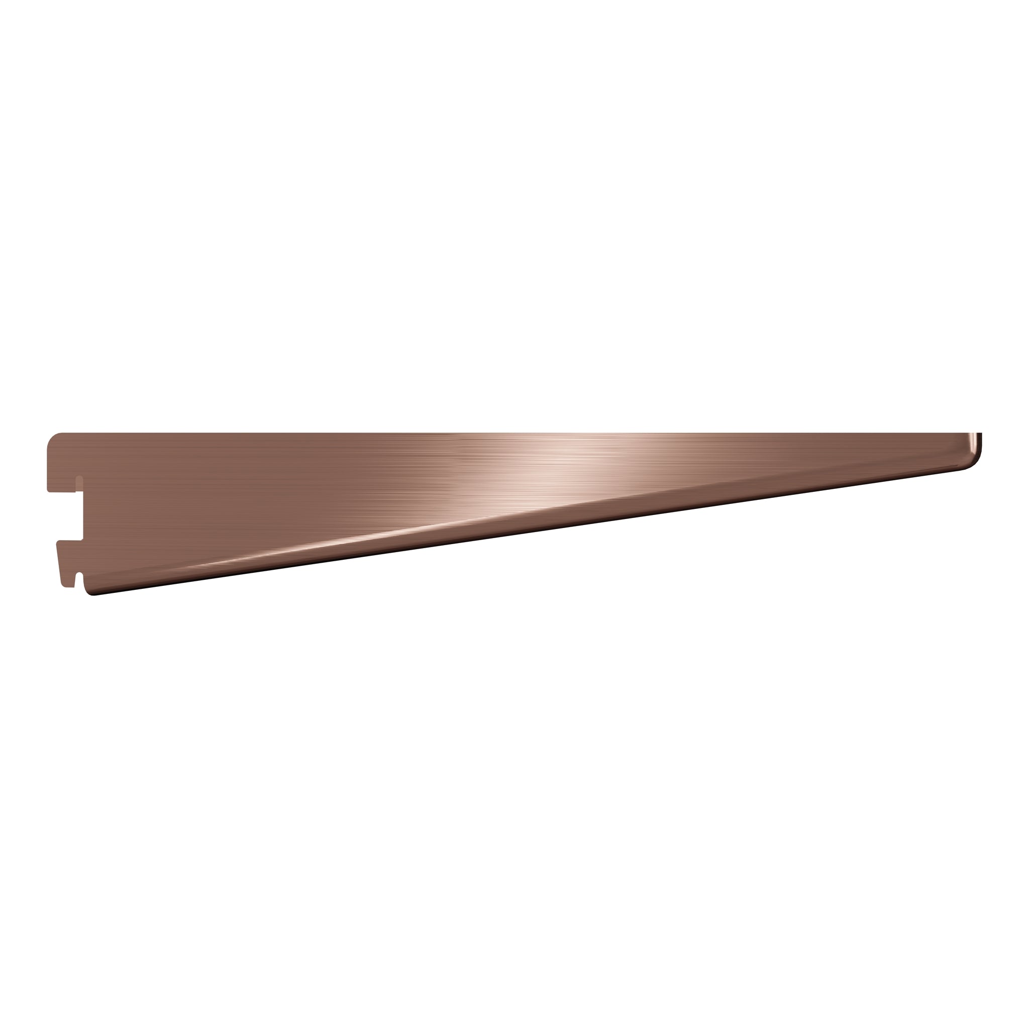 Twinslot Shelving Bracket Antique Copper