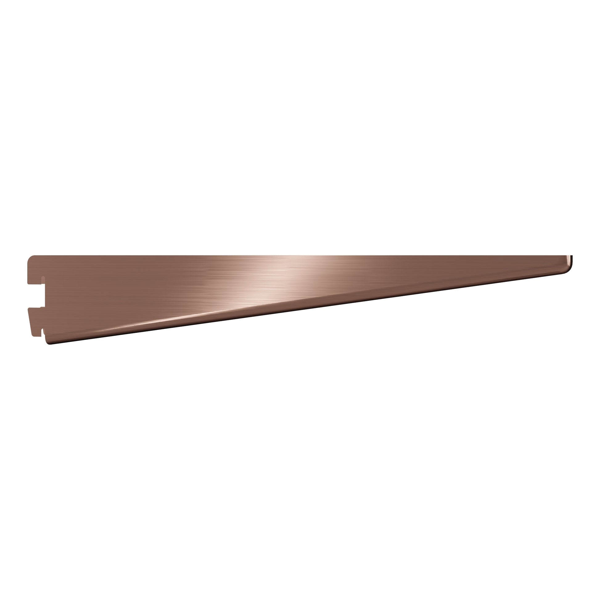 Twinslot Shelving Bracket Antique Copper