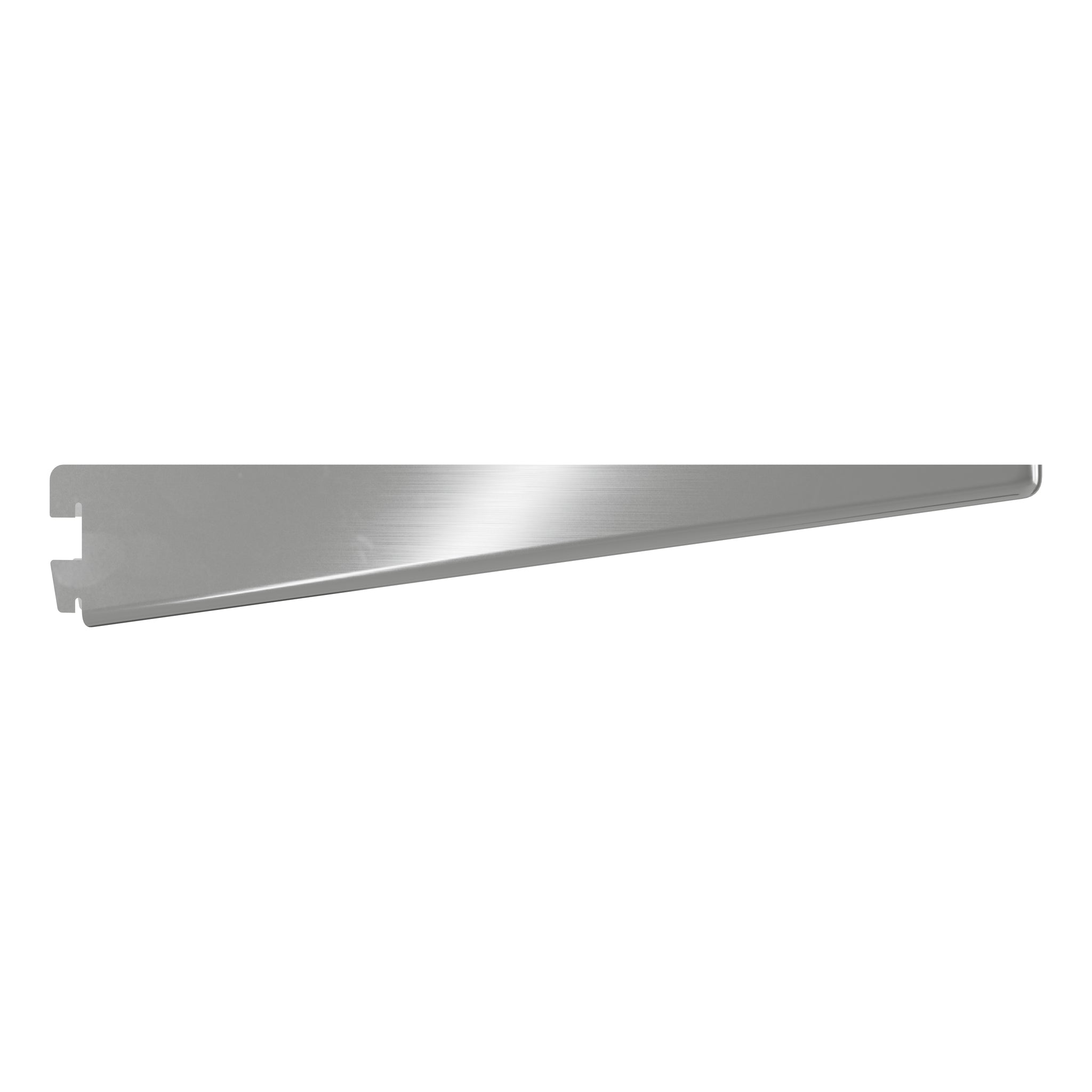 Twinslot Shelving Bracket Krome