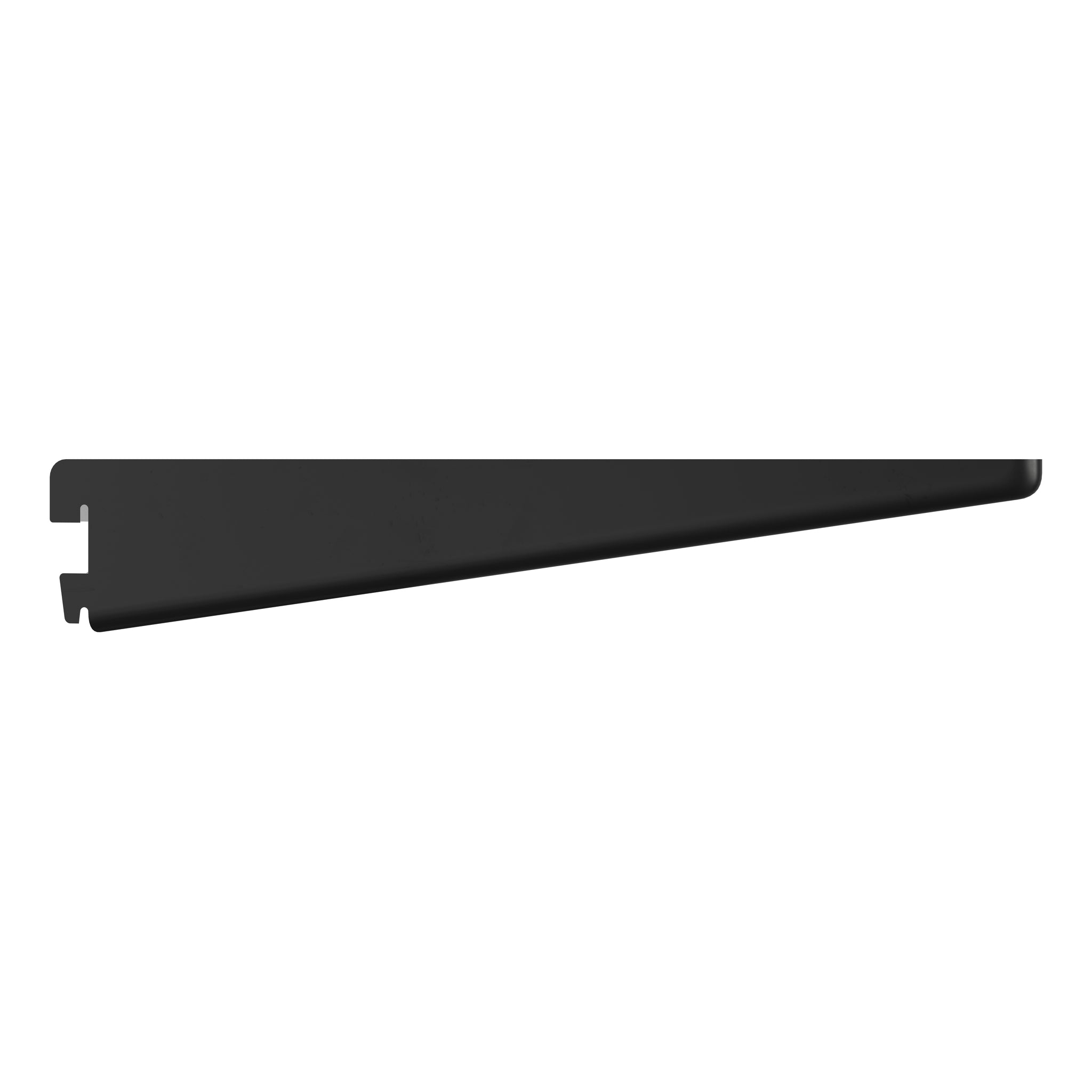 Twinslot Shelving Bracket Matt Black