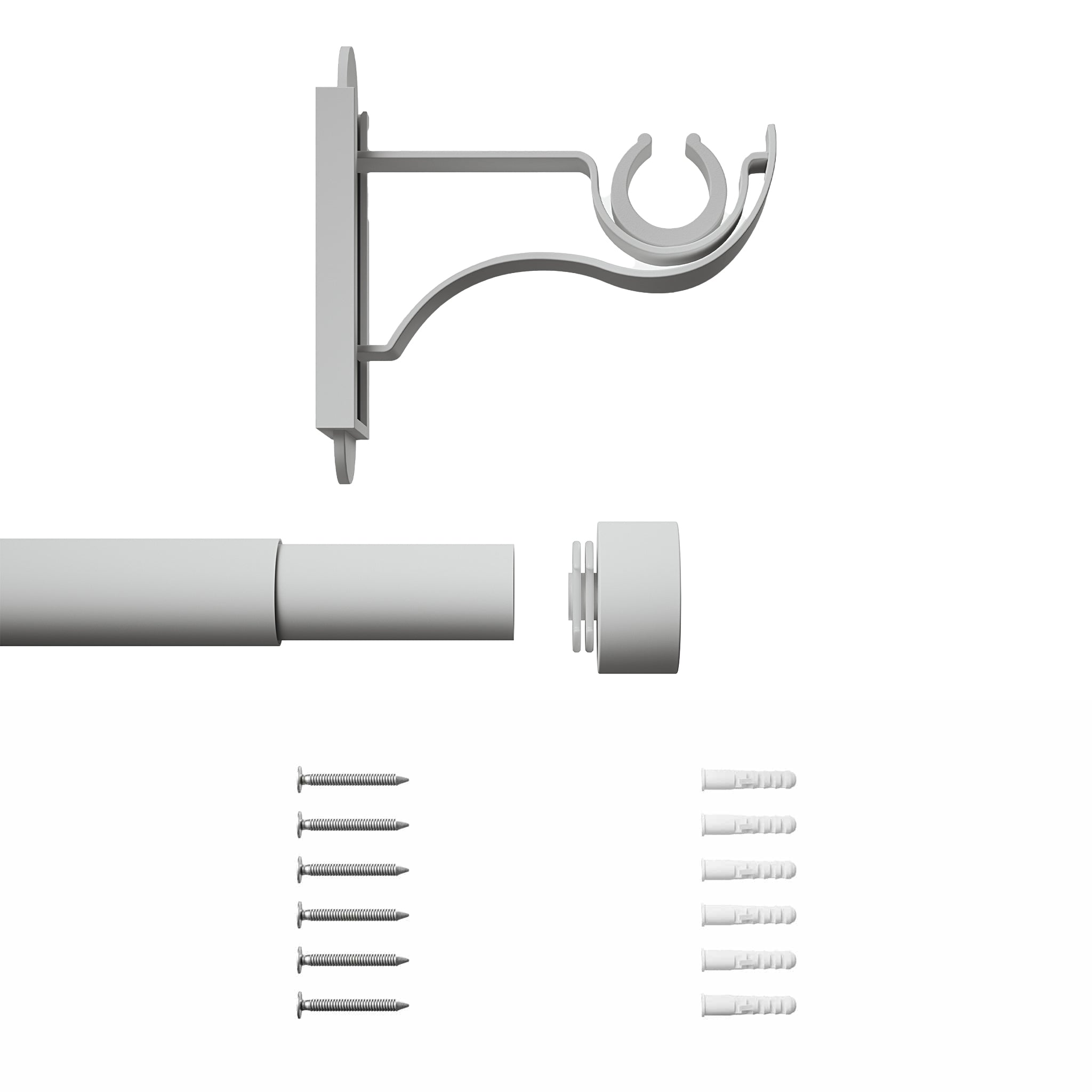 Extendable Klick Fit Curtain Pole Kit