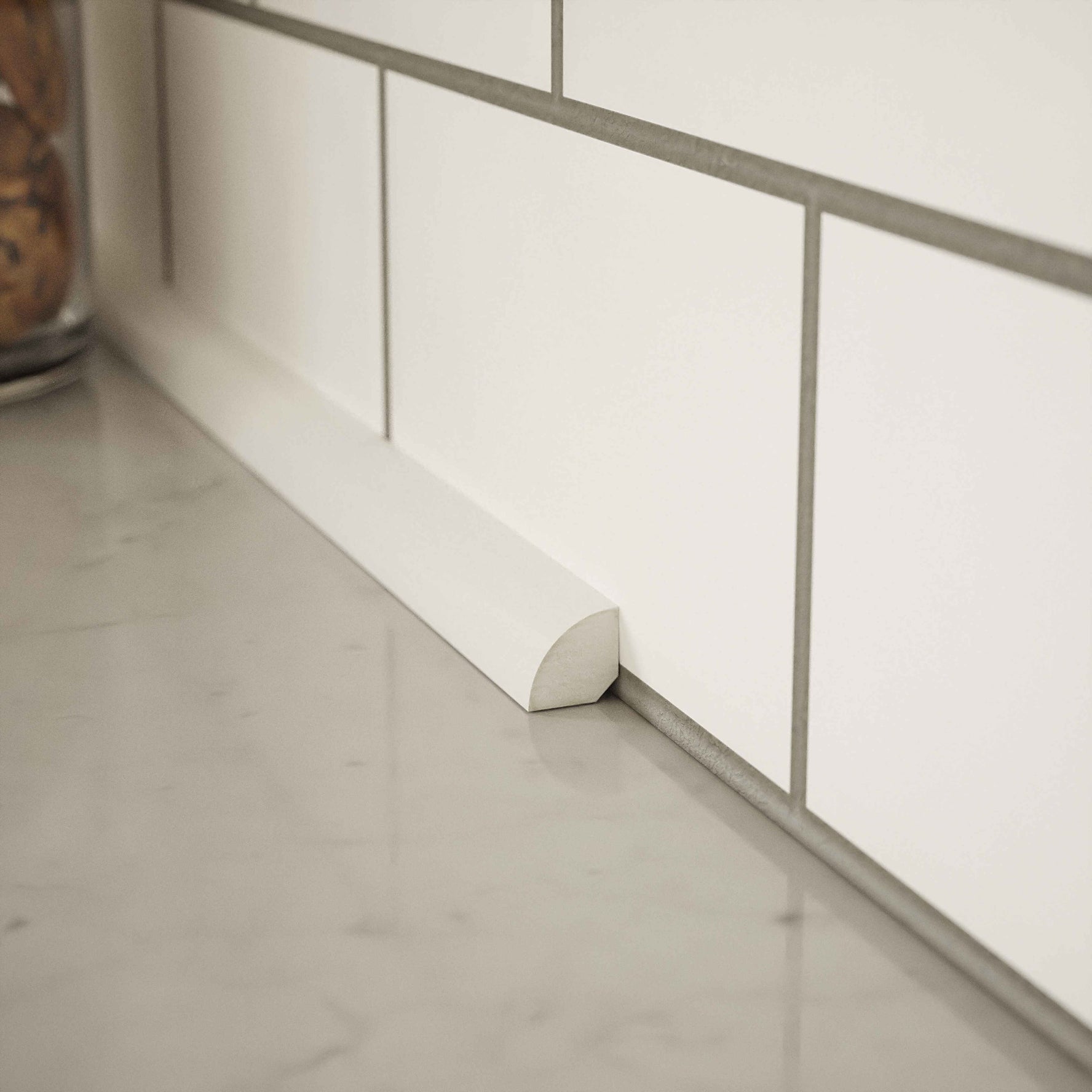 Quadrant Profile - White PVC