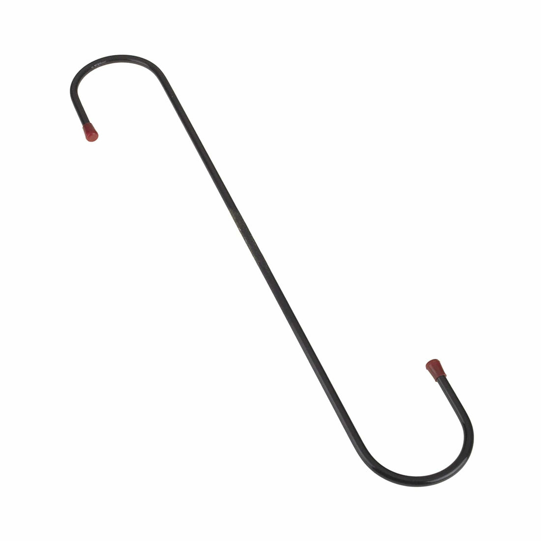 400mm S Hook Black With Red Caps - Rothley