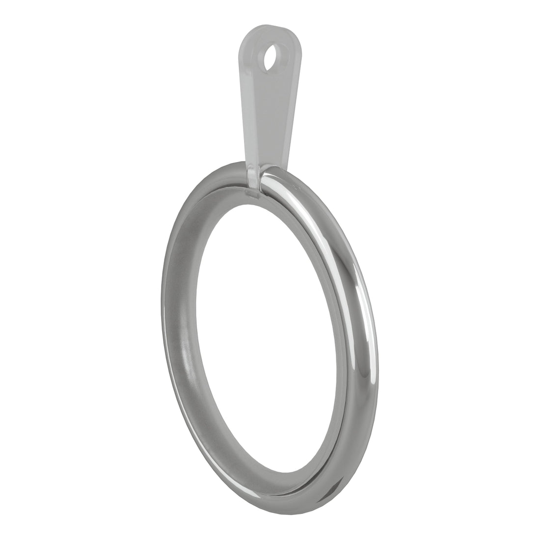 Polished Stainless Effect Curtain Rings - Rothley