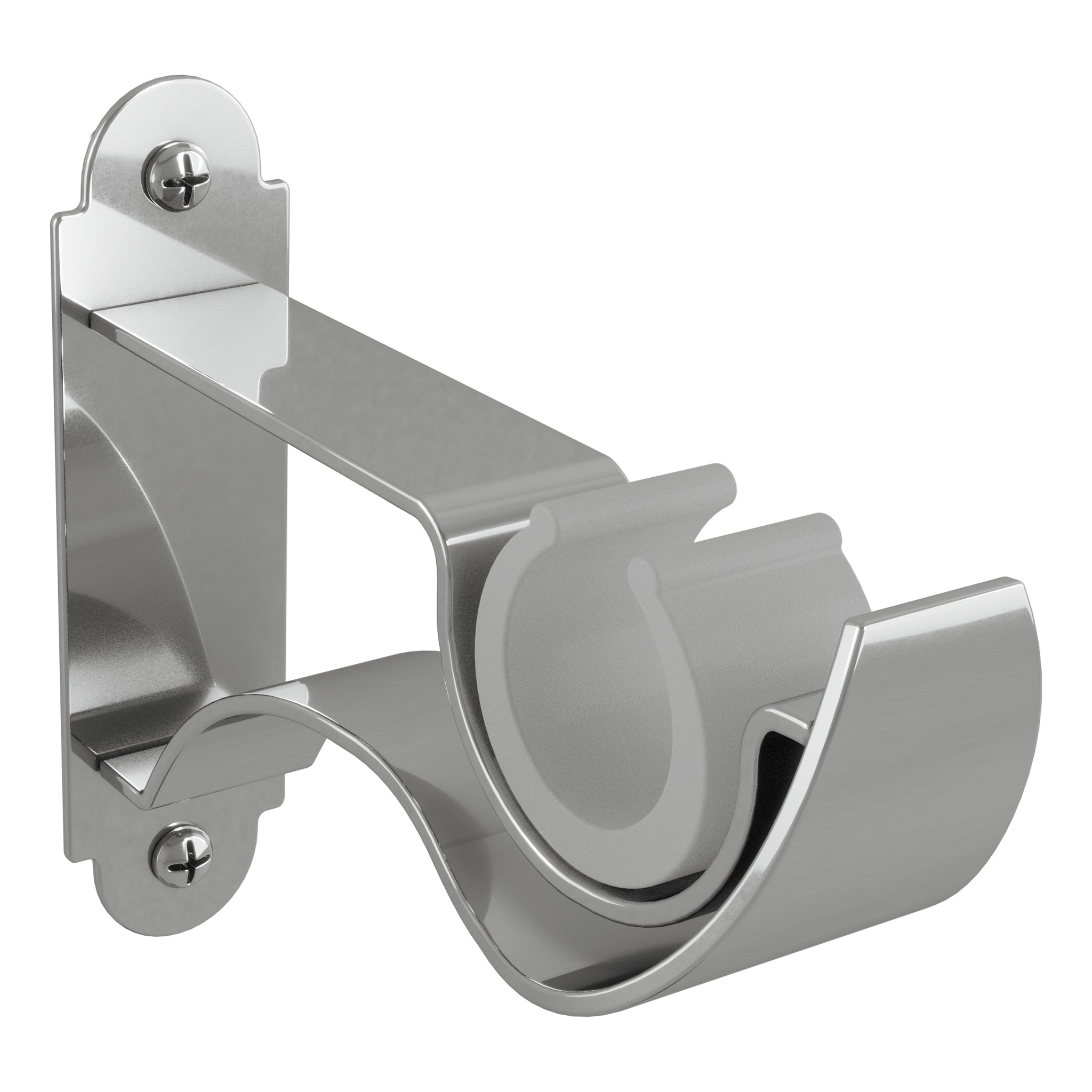 Polished Silver Push Fit Bracket - Rothley