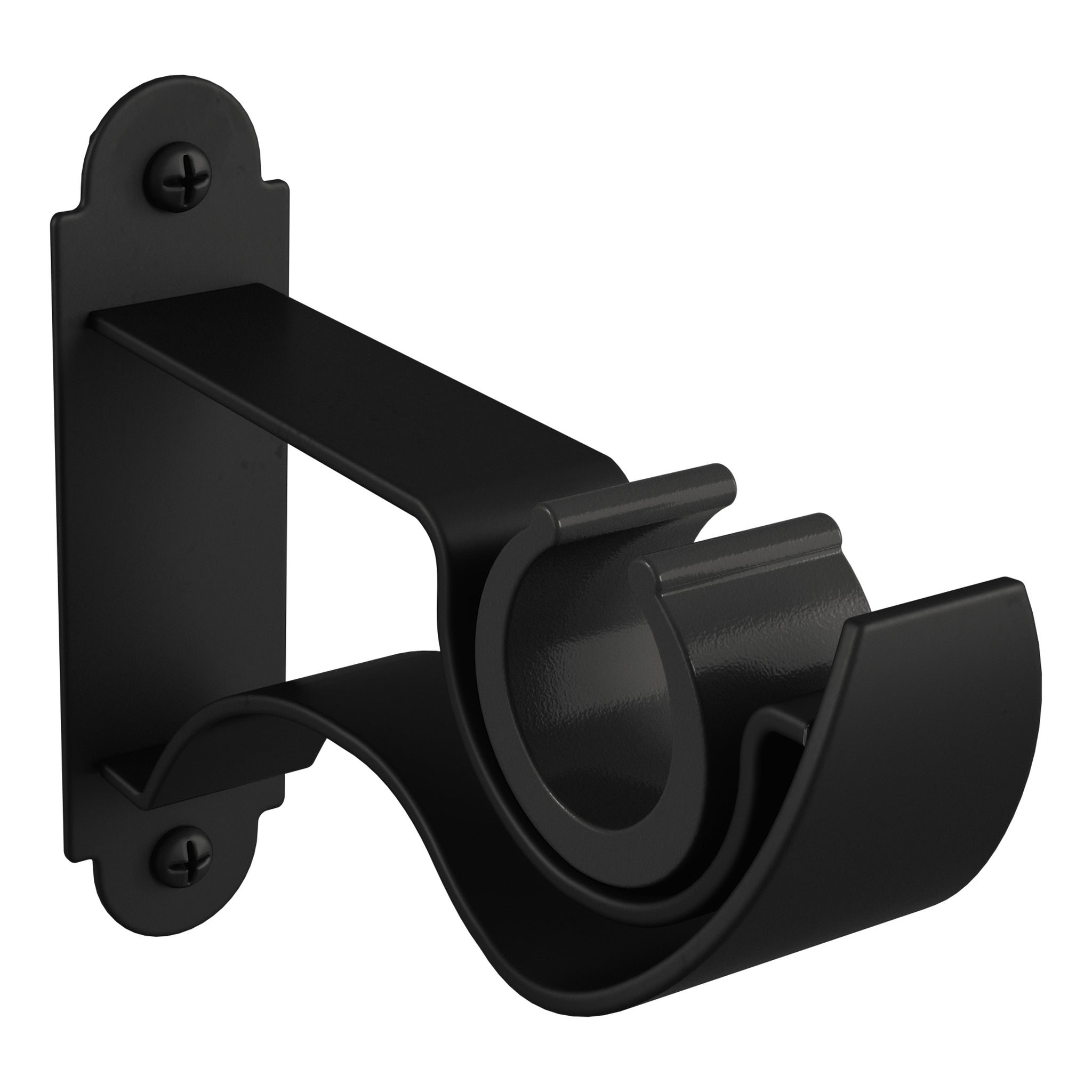 Matt Black Push Fit Bracket - Rothley