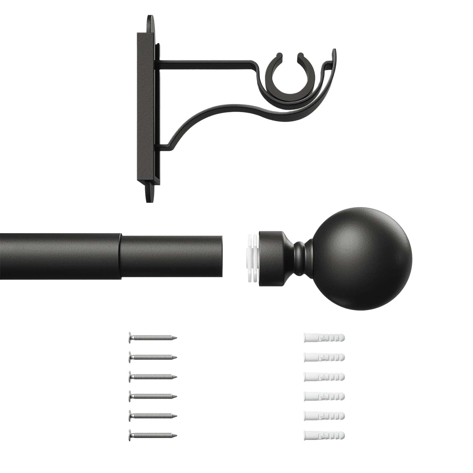 Extendable Klick Fit Curtain Pole Kit