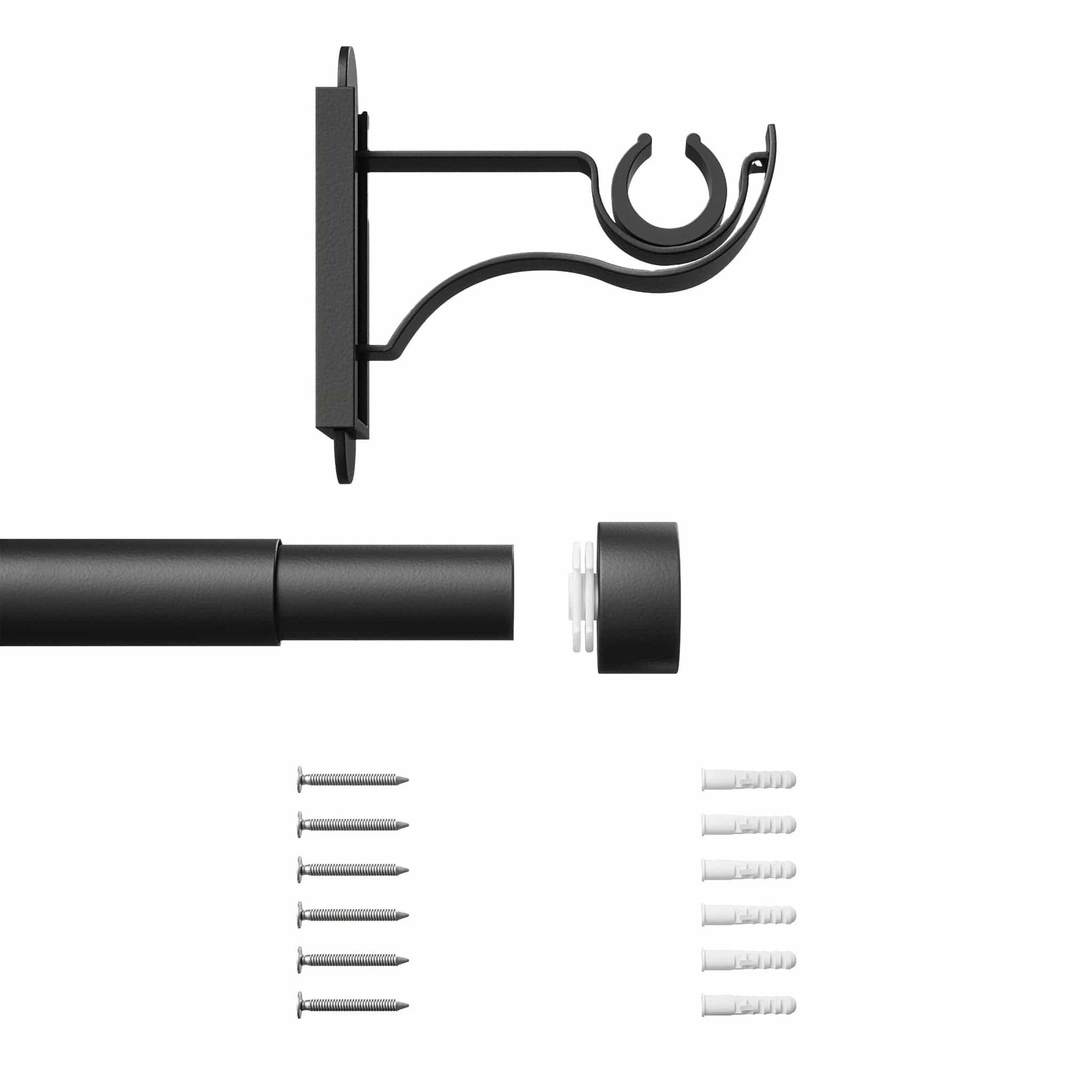 Extendable Klick Fit Curtain Pole Kit