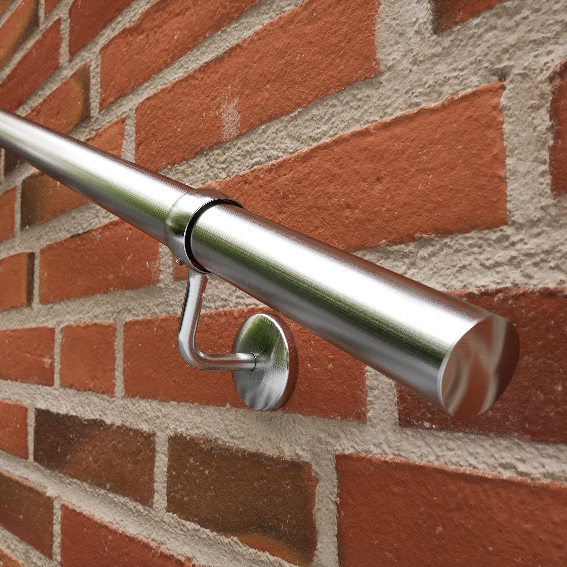 Brushed Stainless Steel - Rothley Handrail Kits