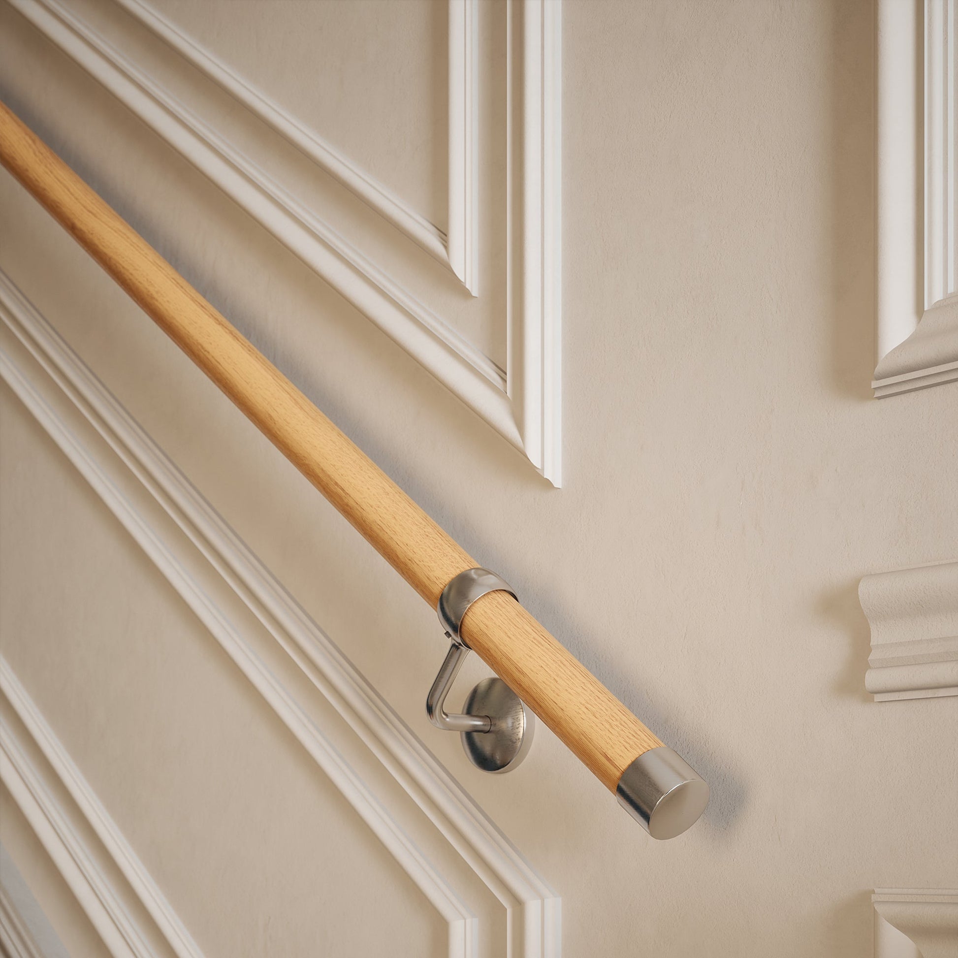 Indoor Wooden Handrail Kit