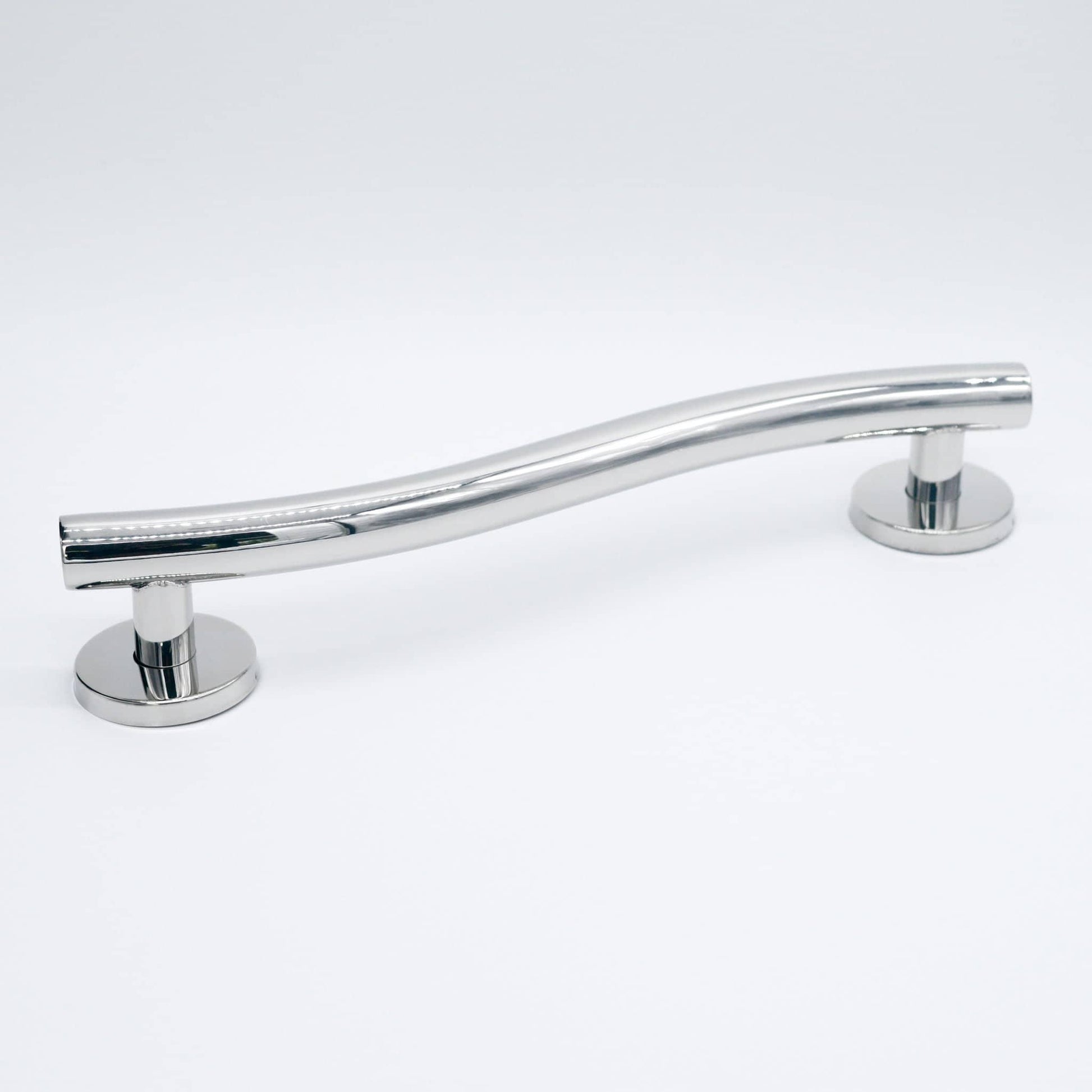 Curved Stainless Steel Grab Rail - Rothley