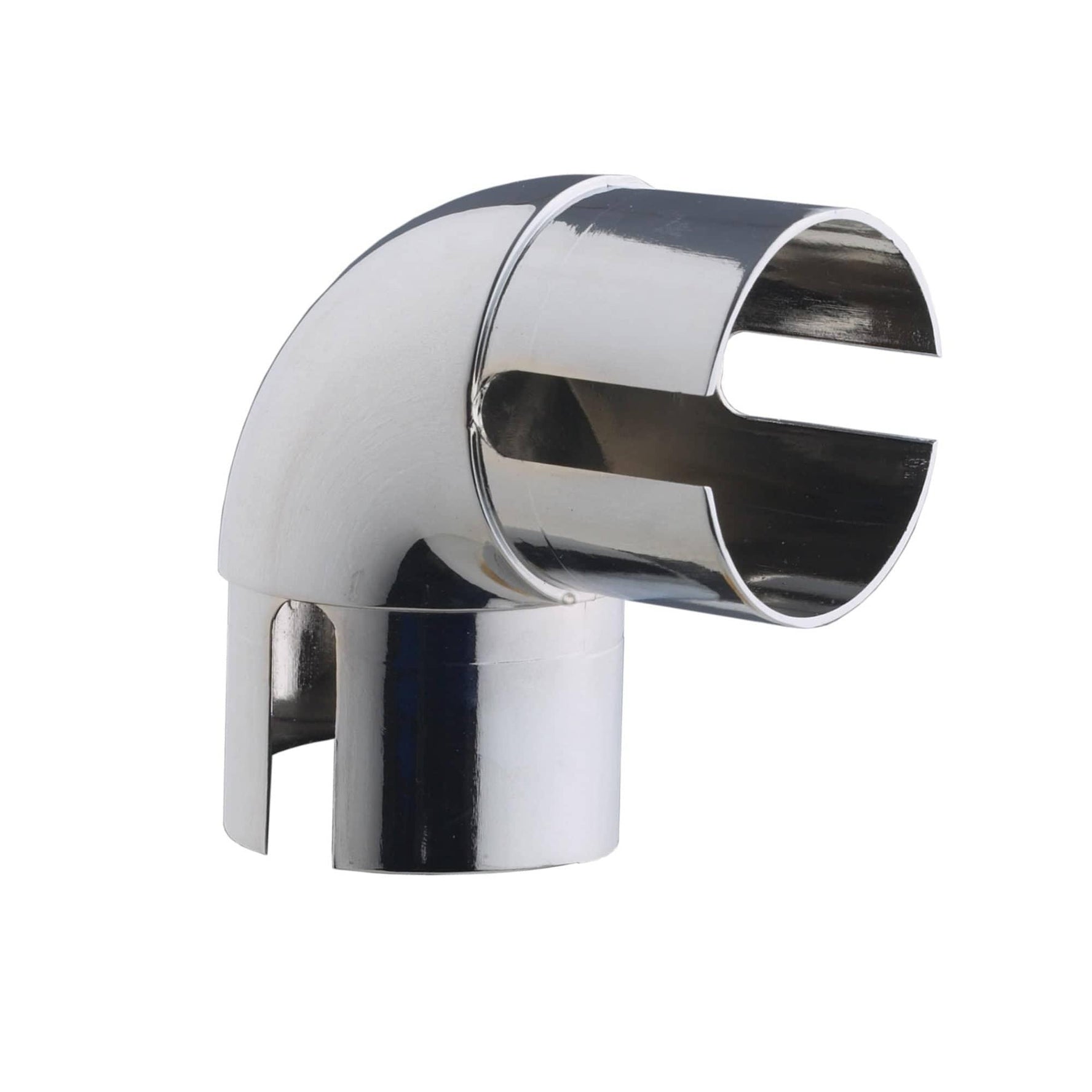 Indoor Handrail 90 Degree Elbow 40mm Polished Effect