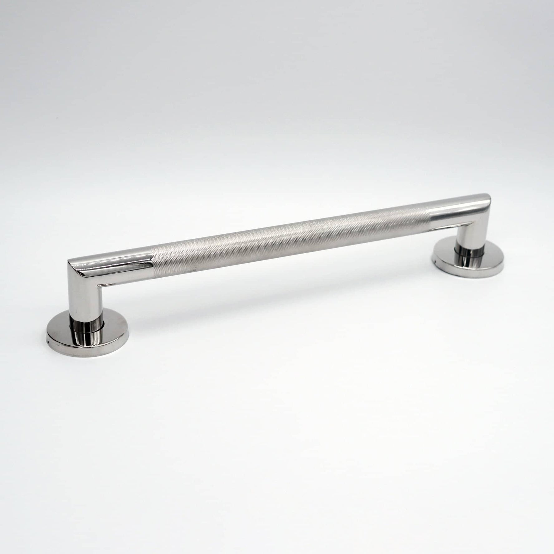 Knurled Stainless Steel Grab Rail - Rothley