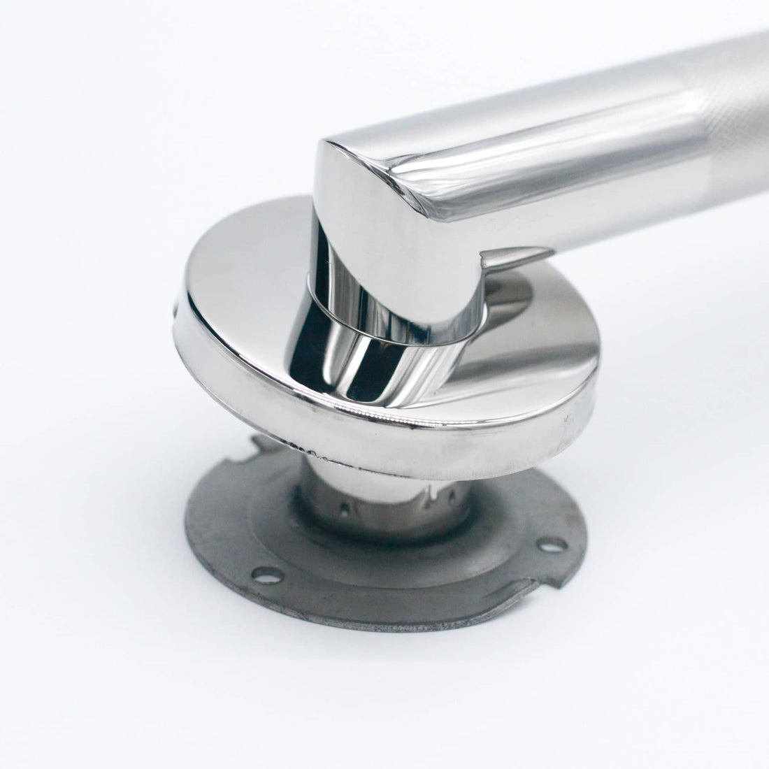 Knurled Stainless Steel Grab Rail - Rothley