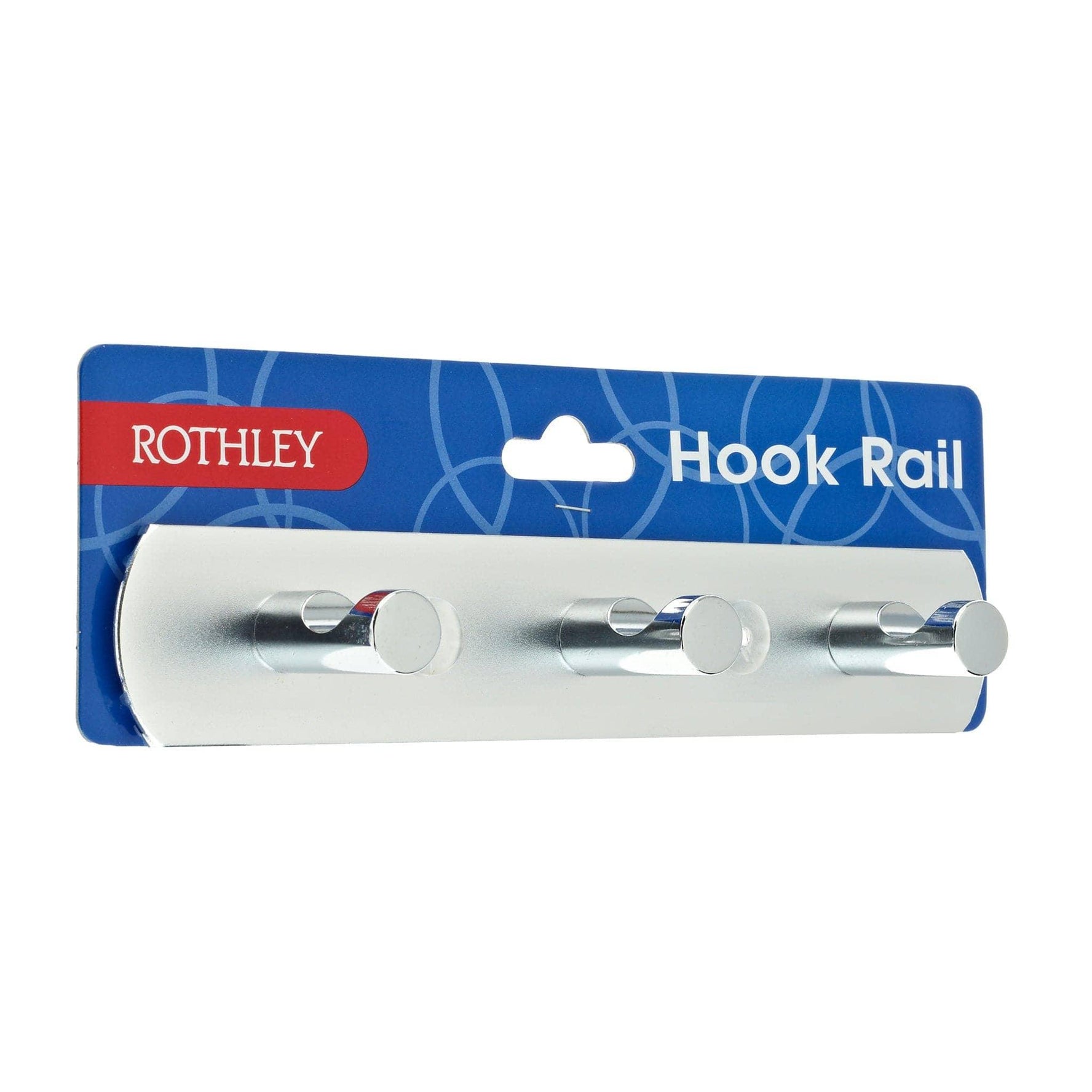 Metal Hook Rail - Alum Base -3 C/P Pegs - Rothley