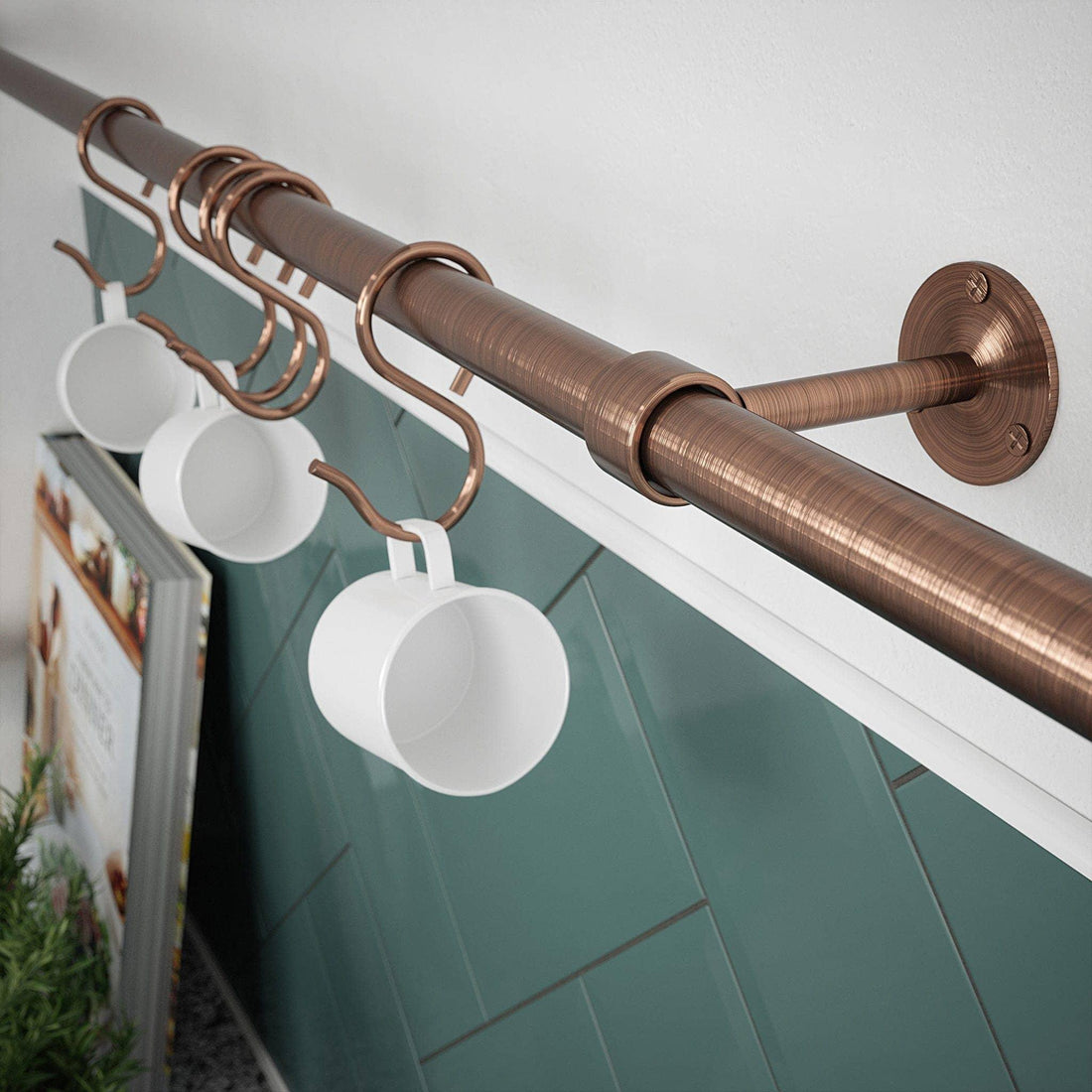 Utensil Rail Kits - Antique Copper